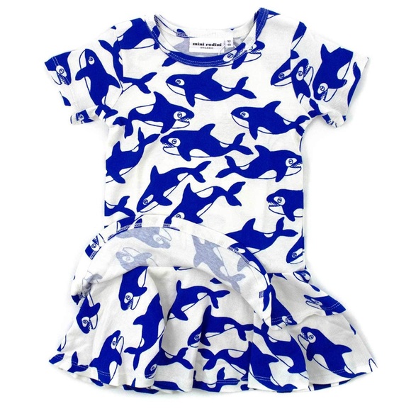 Mini Rodini Whale dress - Picture 2 of 4